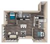 2 Bedroom 2 Bath - 1114 Sq Feet